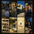 New Money Collection preview grid showing all 8 oil painting style iPhone wallpapers: supercars, modern mansions, Rolex, cash and skyline views